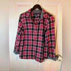 TOMMY HILFIGER- flannel shirt, size large